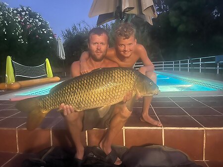 Carp fishing the River Ebro. blake28